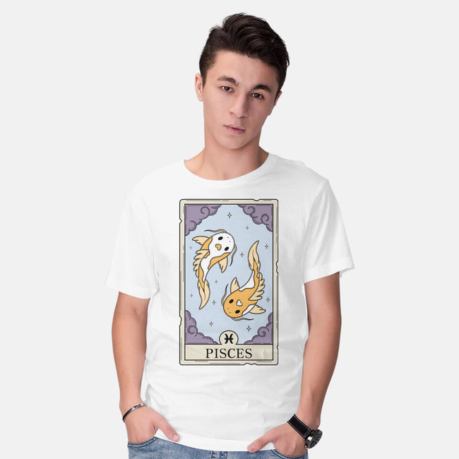 Pisces Card-Mens-Basic-Tee-Maria