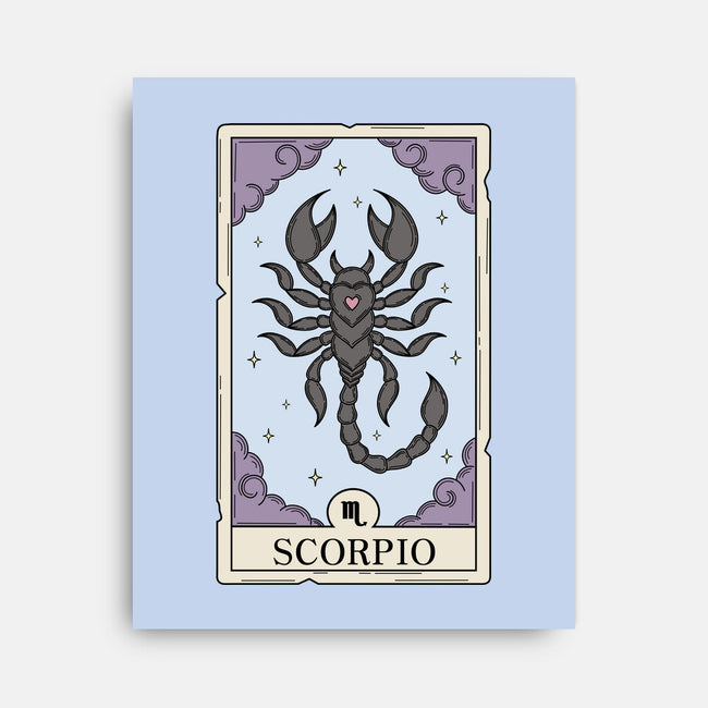 Scorpio Card-None-Stretched-Canvas-Maria