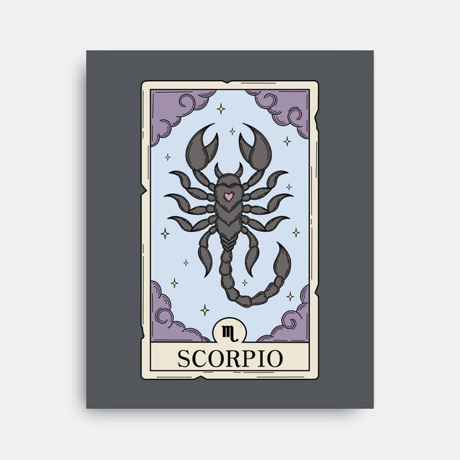 Scorpio Card-None-Stretched-Canvas-Maria