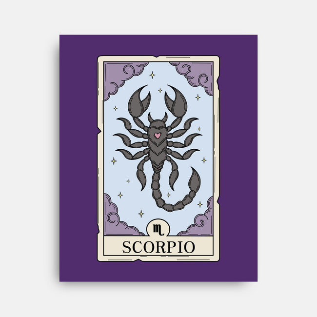 Scorpio Card-None-Stretched-Canvas-Maria