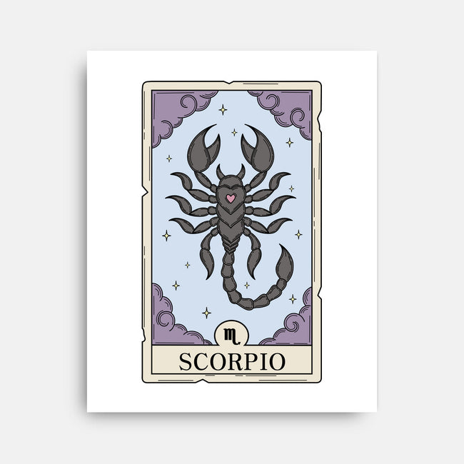 Scorpio Card-None-Stretched-Canvas-Maria