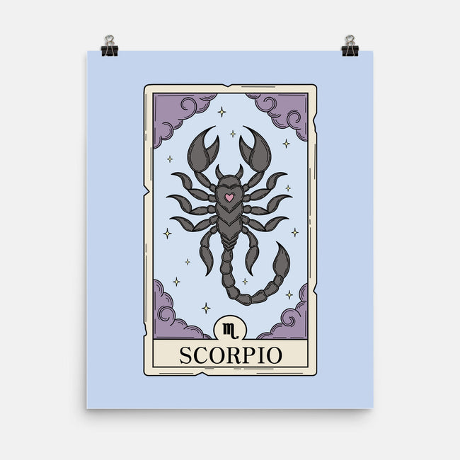 Scorpio Card-None-Matte-Poster-Maria