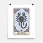 Scorpio Card-None-Matte-Poster-Maria