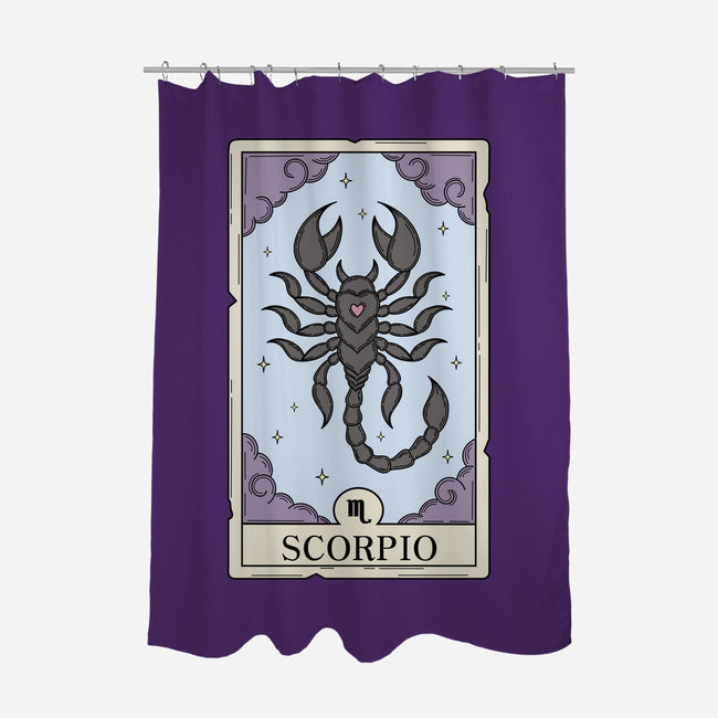 Scorpio Card-None-Polyester-Shower Curtain-Maria