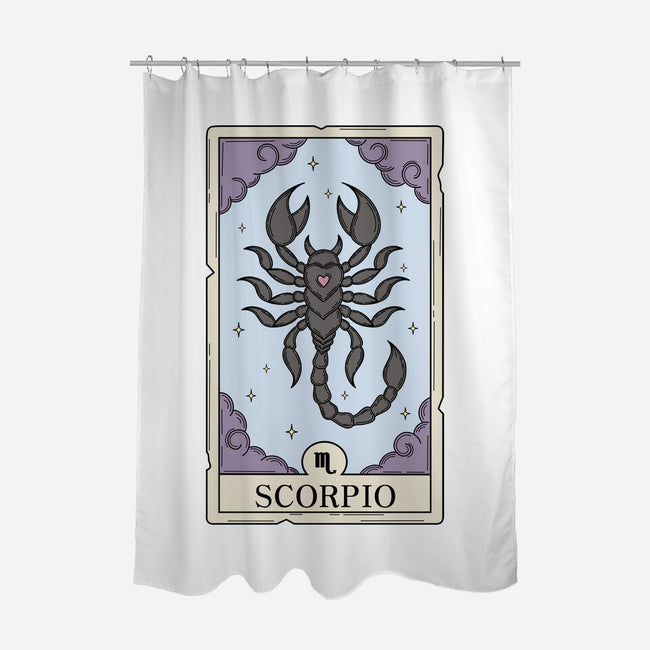 Scorpio Card-None-Polyester-Shower Curtain-Maria