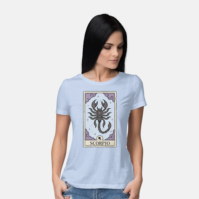 Scorpio Card-Womens-Basic-Tee-Maria