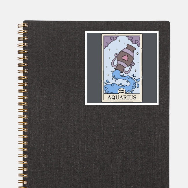 Aquarius Card-None-Glossy-Sticker-Maria