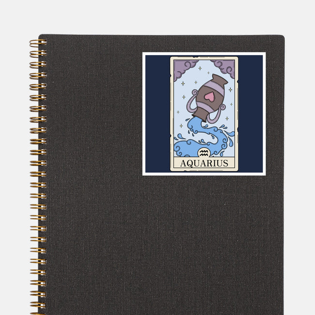 Aquarius Card-None-Glossy-Sticker-Maria