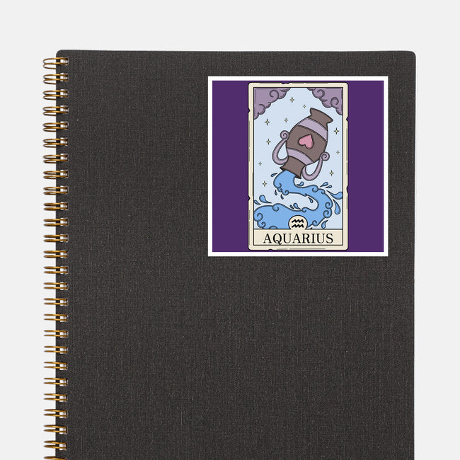 Aquarius Card-None-Glossy-Sticker-Maria