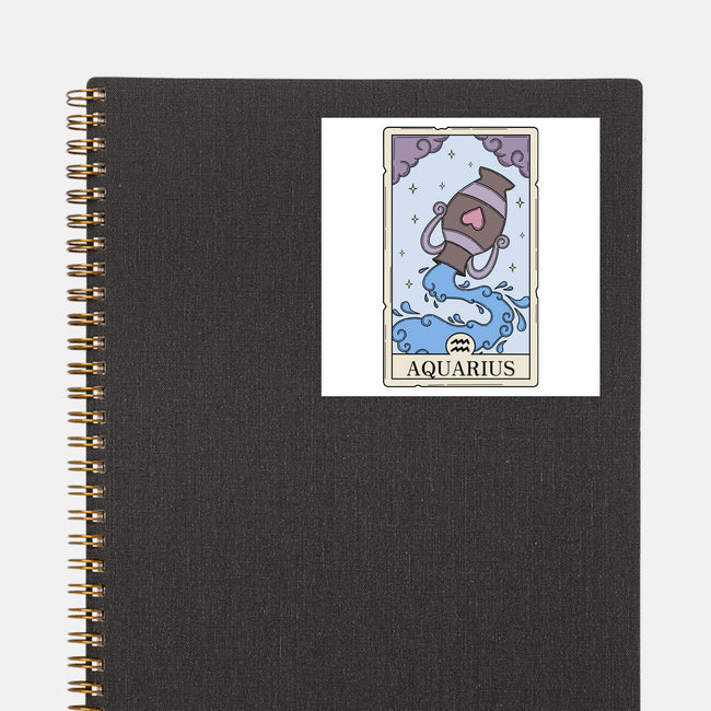 Aquarius Card-None-Glossy-Sticker-Maria
