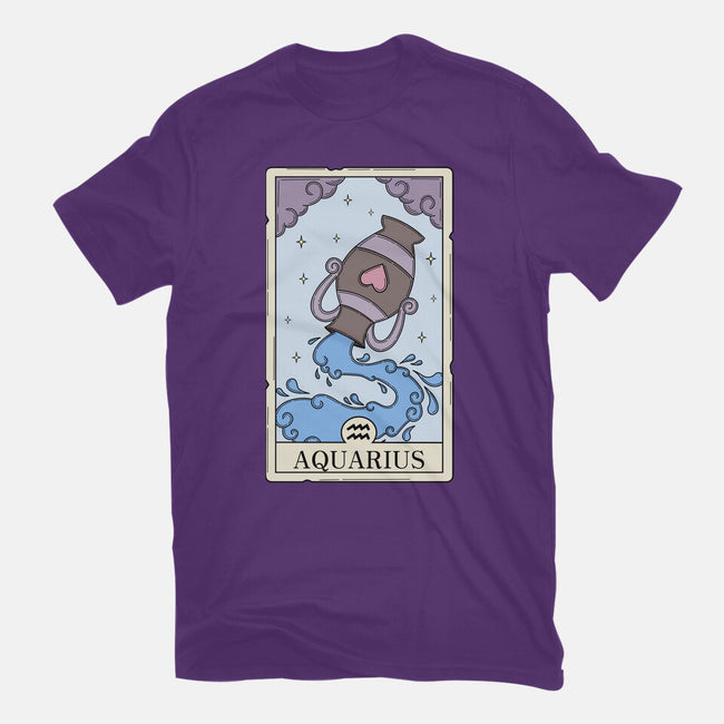 Aquarius Card-Womens-Basic-Tee-Maria