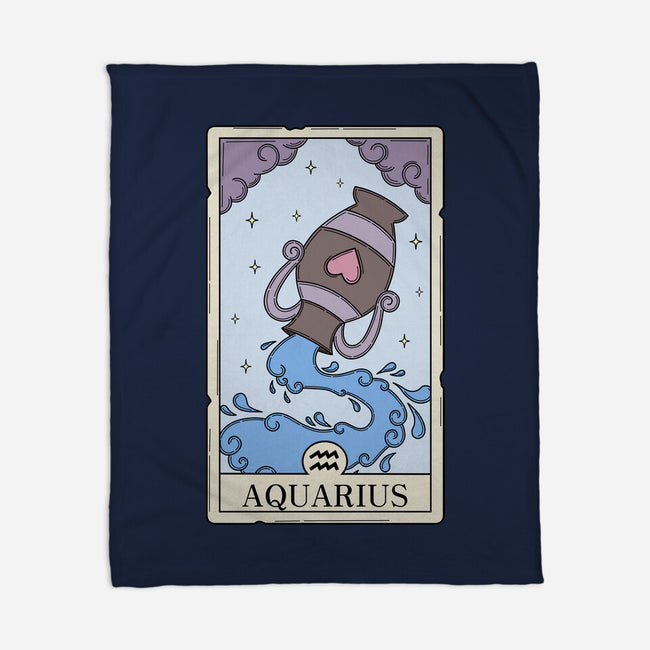 Aquarius Card-None-Fleece-Blanket-Maria