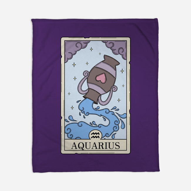 Aquarius Card-None-Fleece-Blanket-Maria
