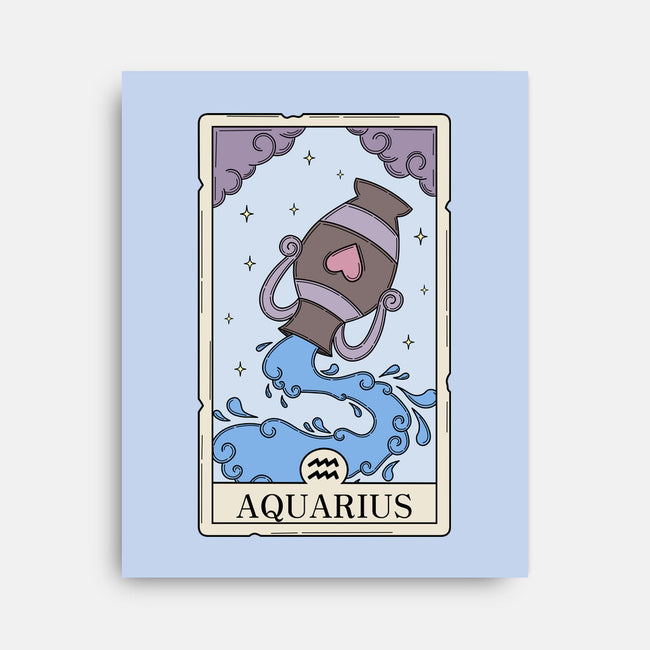 Aquarius Card-None-Stretched-Canvas-Maria