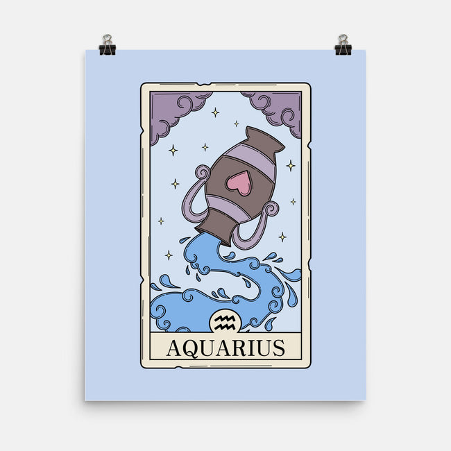 Aquarius Card-None-Matte-Poster-Maria