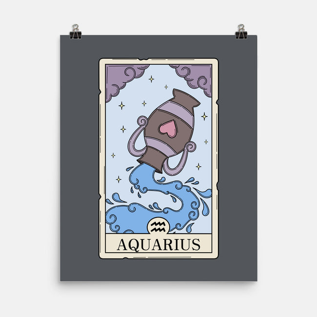 Aquarius Card-None-Matte-Poster-Maria