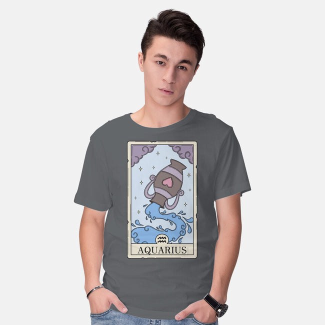 Aquarius Card-Mens-Basic-Tee-Maria