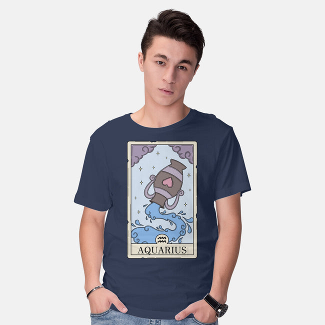 Aquarius Card-Mens-Basic-Tee-Maria