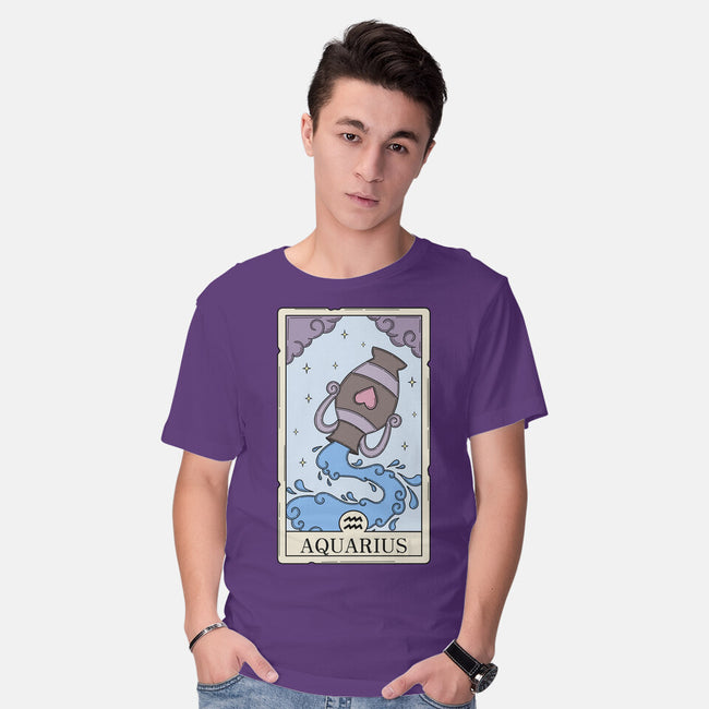Aquarius Card-Mens-Basic-Tee-Maria