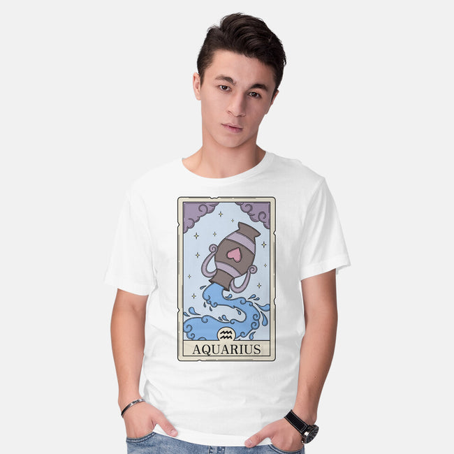 Aquarius Card-Mens-Basic-Tee-Maria