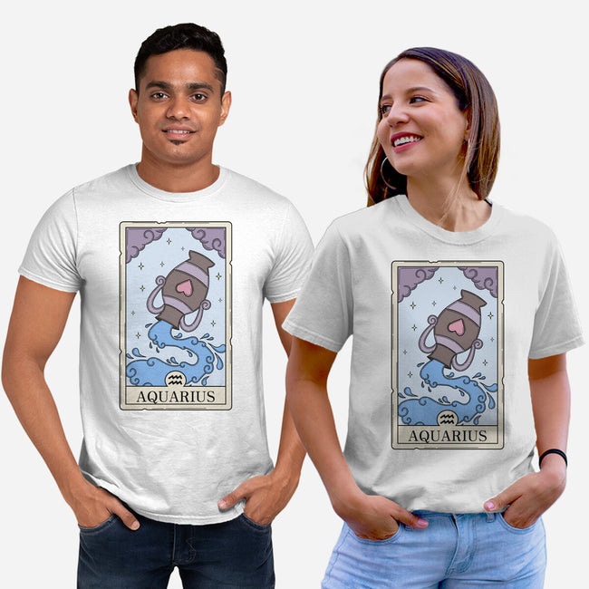 Aquarius Card-Unisex-Basic-Tee-Maria