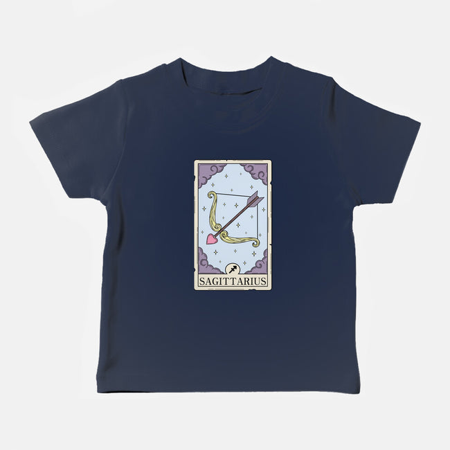 Sagittarius Card-Baby-Basic-Tee-Maria