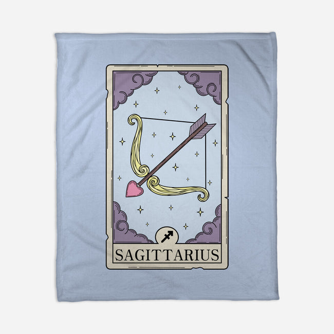 Sagittarius Card-None-Fleece-Blanket-Maria