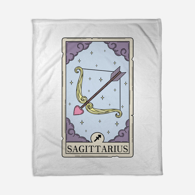 Sagittarius Card-None-Fleece-Blanket-Maria