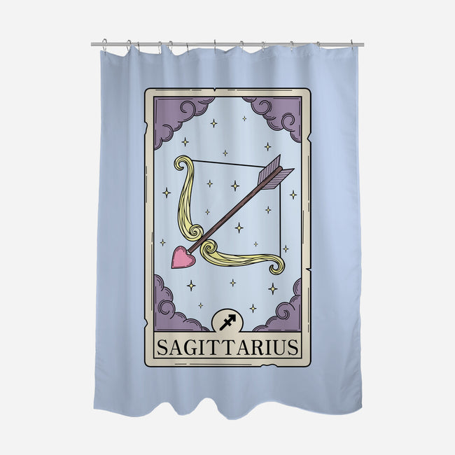 Sagittarius Card-None-Polyester-Shower Curtain-Maria