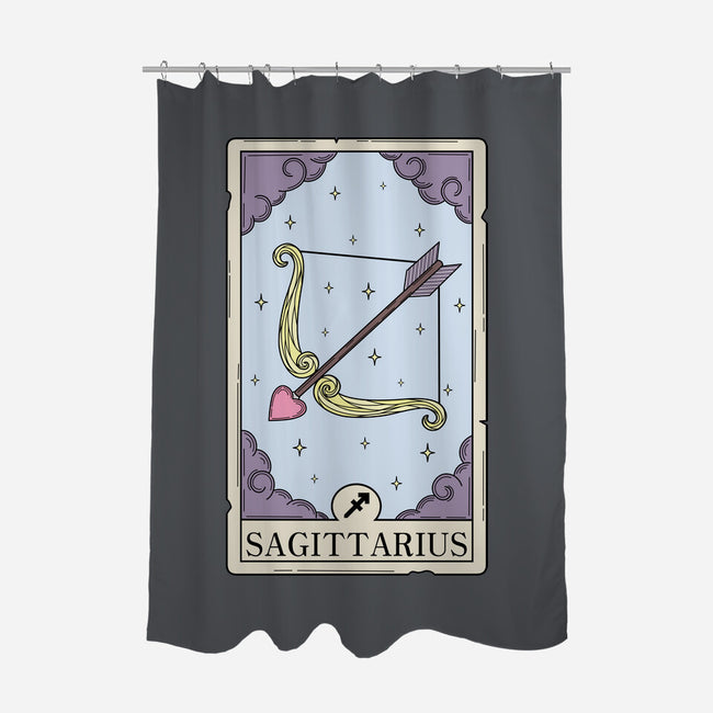 Sagittarius Card-None-Polyester-Shower Curtain-Maria