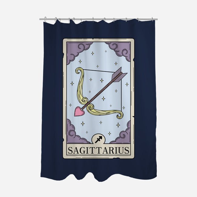 Sagittarius Card-None-Polyester-Shower Curtain-Maria