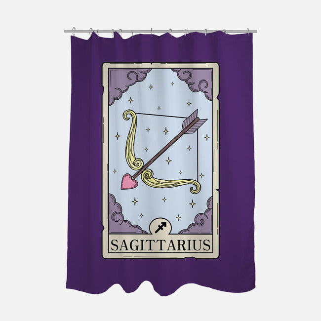 Sagittarius Card-None-Polyester-Shower Curtain-Maria