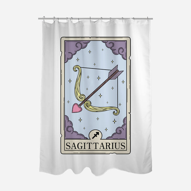 Sagittarius Card-None-Polyester-Shower Curtain-Maria