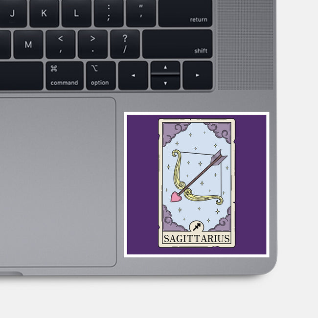 Sagittarius Card-None-Glossy-Sticker-Maria
