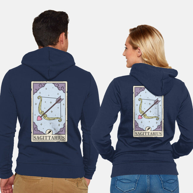 Sagittarius Card-Unisex-Zip-Up-Sweatshirt-Maria