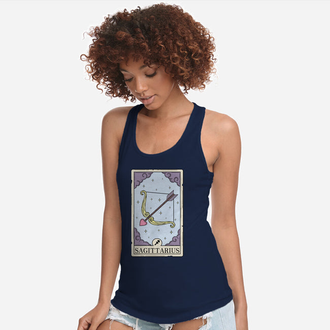 Sagittarius Card-Womens-Racerback-Tank-Maria