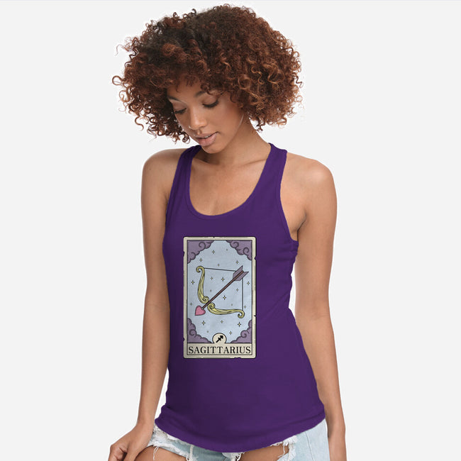 Sagittarius Card-Womens-Racerback-Tank-Maria