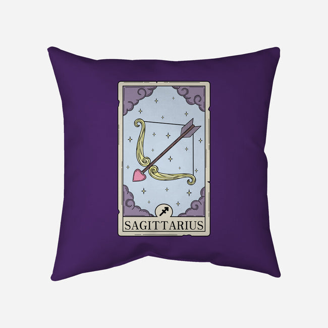 Sagittarius Card-None-Removable Cover w Insert-Throw Pillow-Maria