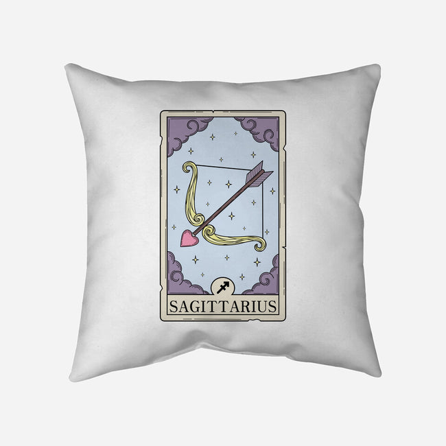 Sagittarius Card-None-Removable Cover w Insert-Throw Pillow-Maria