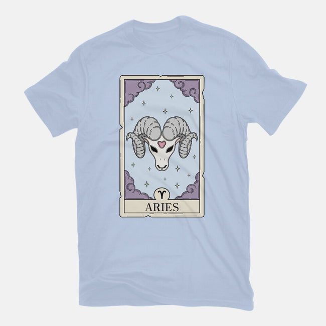 Aries Card-Womens-Basic-Tee-Maria