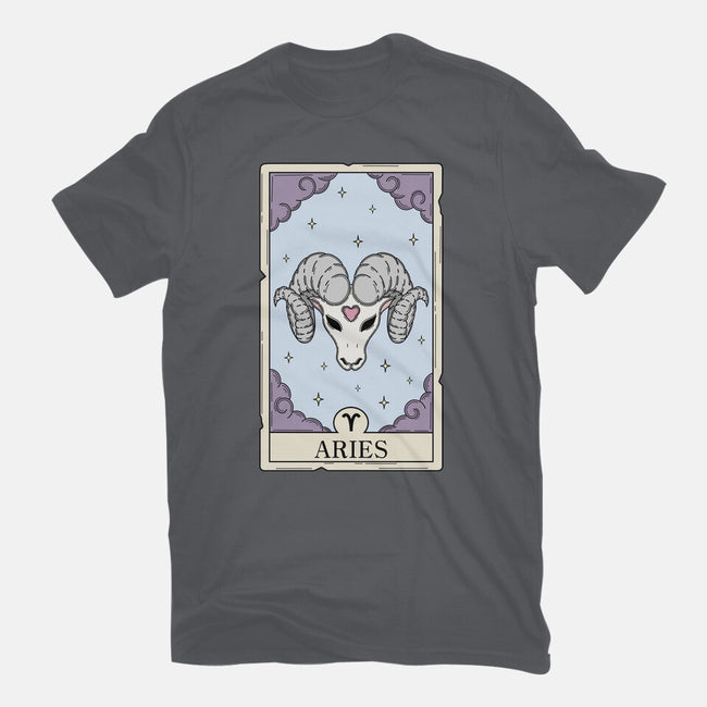 Aries Card-Womens-Basic-Tee-Maria