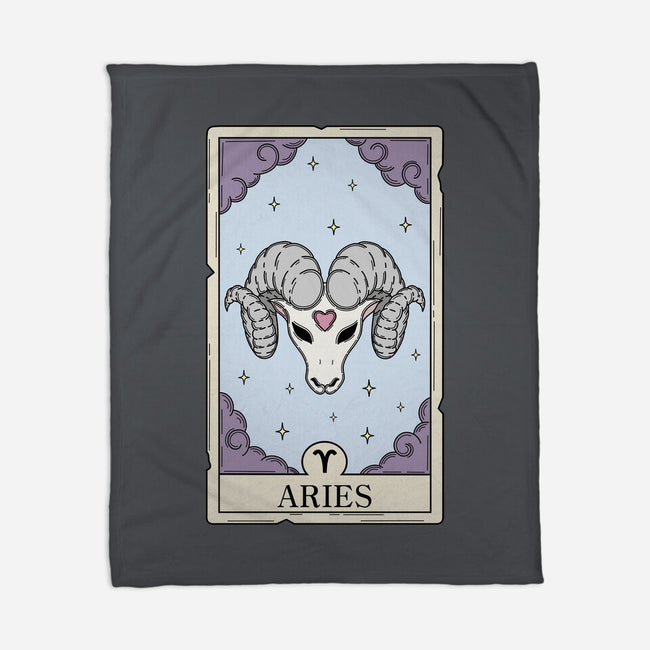 Aries Card-None-Fleece-Blanket-Maria