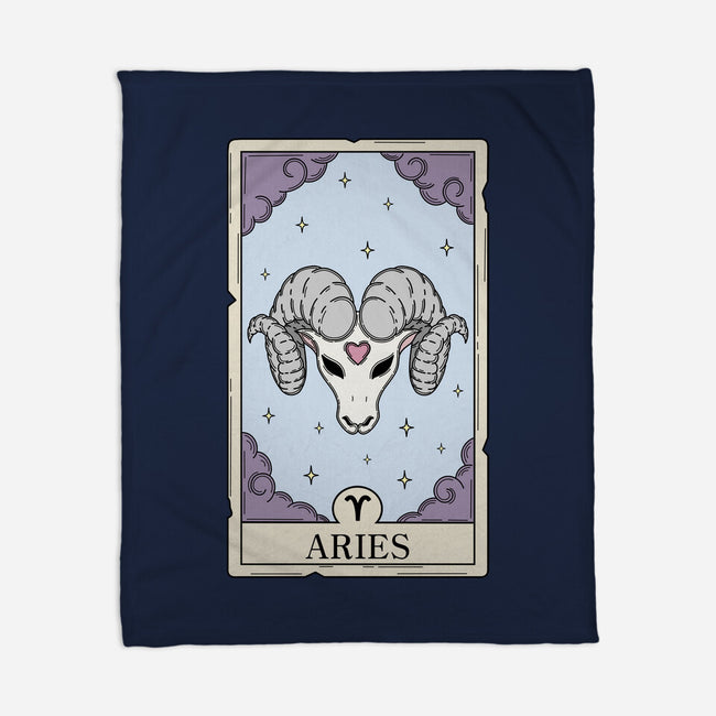 Aries Card-None-Fleece-Blanket-Maria