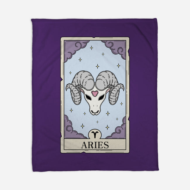 Aries Card-None-Fleece-Blanket-Maria