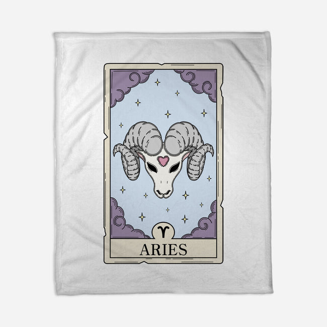 Aries Card-None-Fleece-Blanket-Maria