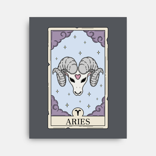Aries Card-None-Stretched-Canvas-Maria