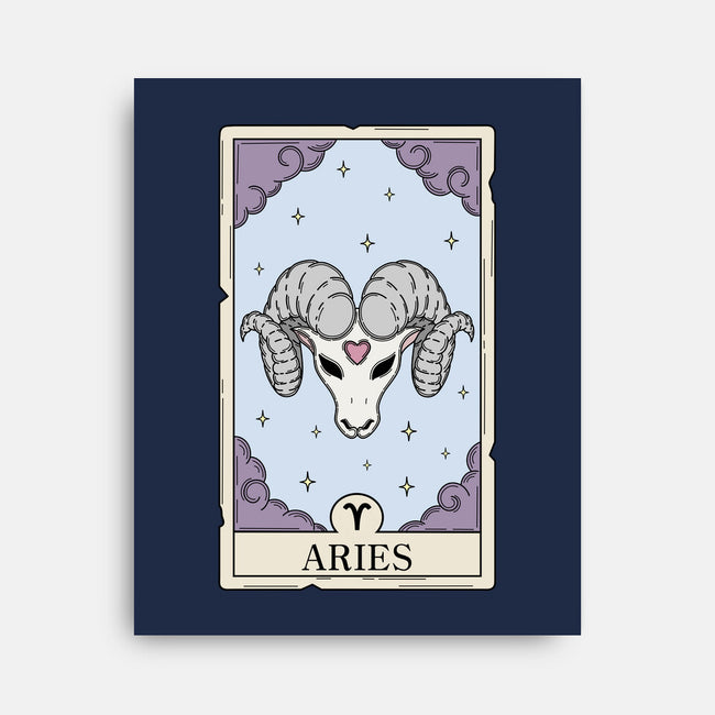 Aries Card-None-Stretched-Canvas-Maria