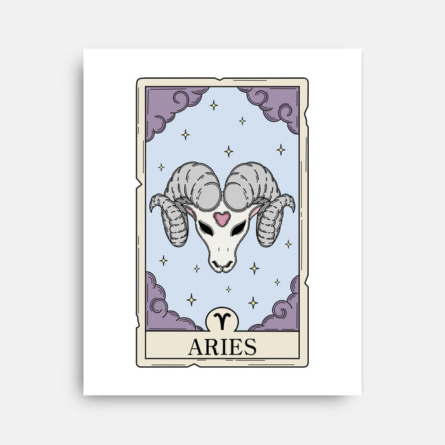 Aries Card-None-Stretched-Canvas-Maria