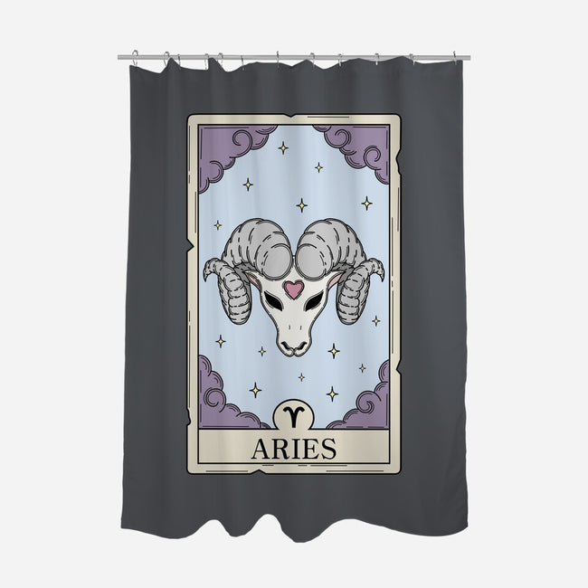 Aries Card-None-Polyester-Shower Curtain-Maria