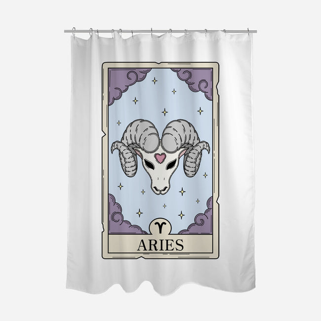 Aries Card-None-Polyester-Shower Curtain-Maria
